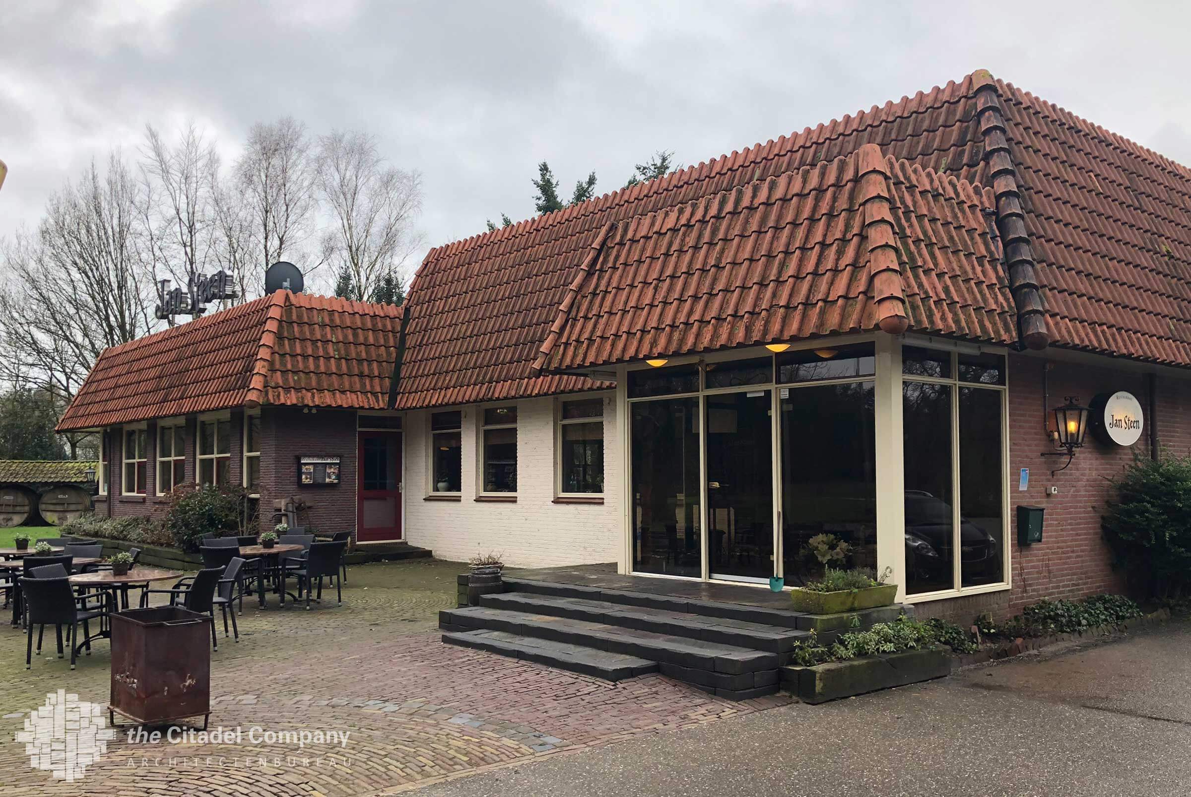 Gevelrenovatie restaurant het Buitenhuys