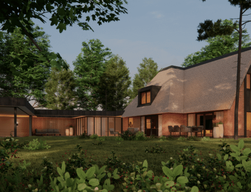 Verbouwing bestaande woning naar eigentijdse villa met rieten kap
